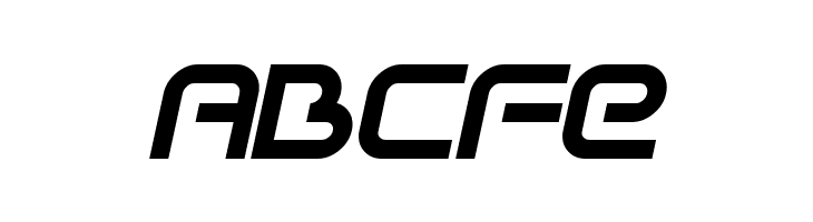 Sci Fied X Italic  Free Fonts Download