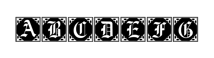 GothicCornerCaps  Free Fonts Download