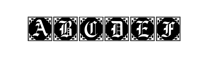 GothicCornerCaps  Free Fonts Download