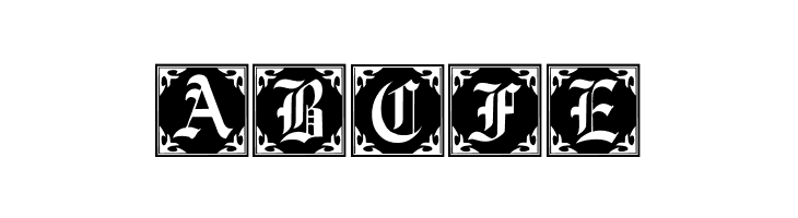 GothicCornerCaps  Free Fonts Download