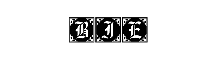 GothicCornerCaps  Free Fonts Download