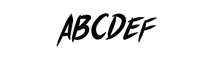 Akiba Punx 2 Bold Italic  Free Fonts Download