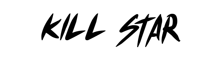 KILL%2BSTAR Akiba Punx 2 Bold Italic Font