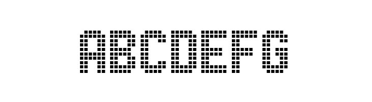 Advanced LED Board-7  Free Fonts Download