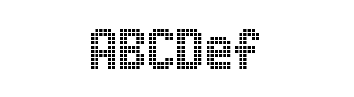 Advanced LED Board-7  Free Fonts Download