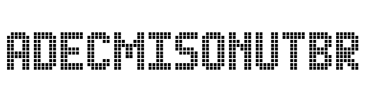 Advanced LED Board-7  Free Fonts Download