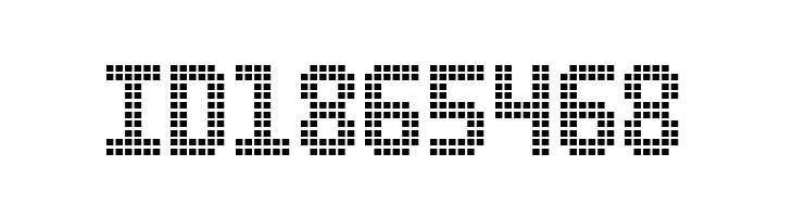 Advanced LED Board-7  Free Fonts Download
