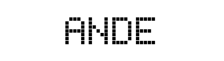 LED Board-7  Free Fonts Download