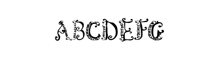 CF Spirality Regular  Free Fonts Download