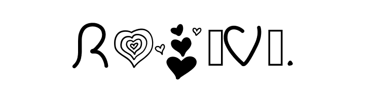 PWValentineLove  Free Fonts Download