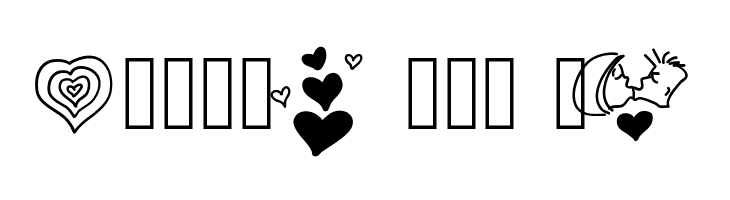 PWValentineLove  Free Fonts Download