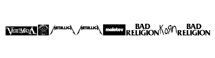 MUSIC LOGOS TFB  Free Fonts Download