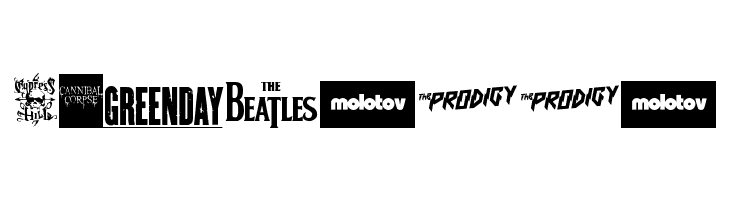 MUSIC LOGOS TFB  Free Fonts Download