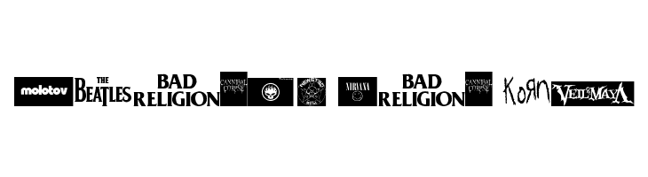 MUSIC LOGOS TFB  Free Fonts Download