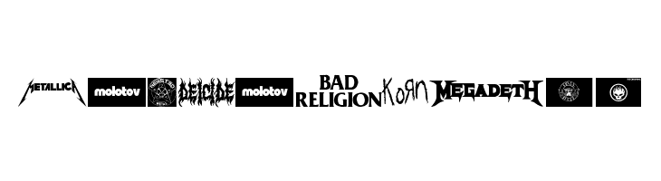 MUSIC LOGOS TFB  Free Fonts Download