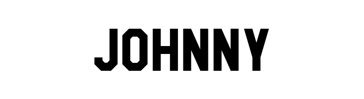 JOHNNY High School USA Sans Font