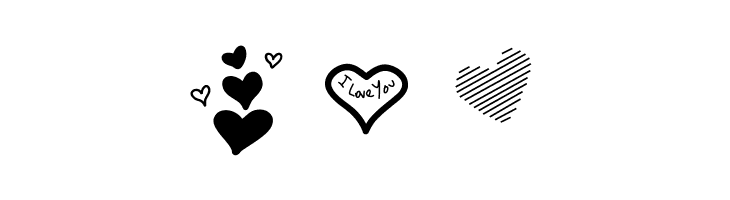 PWLittleHearts  Free Fonts Download