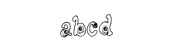 CF Little Monsters Regular  Free Fonts Download