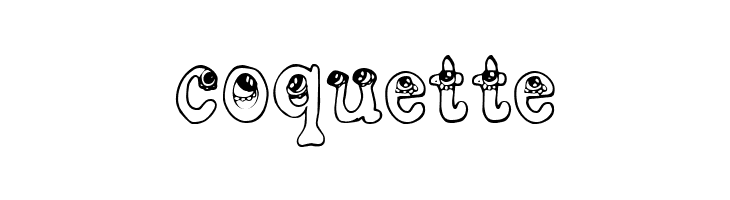 CF Little Monsters Regular  Free Fonts Download