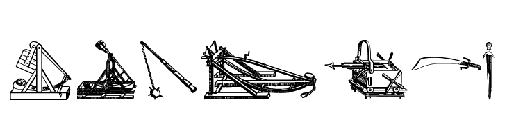 Ancient Weapons tfb  Free Fonts Download