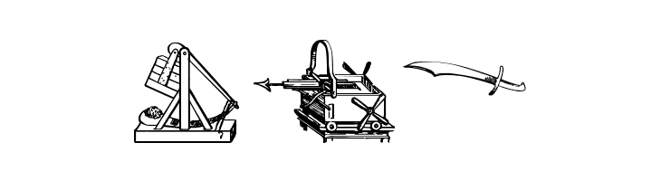 Ancient Weapons tfb  Free Fonts Download