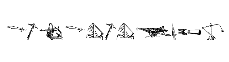 Ancient Weapons tfb  Free Fonts Download
