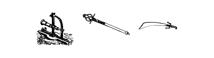 Ancient Weapons tfb  Free Fonts Download