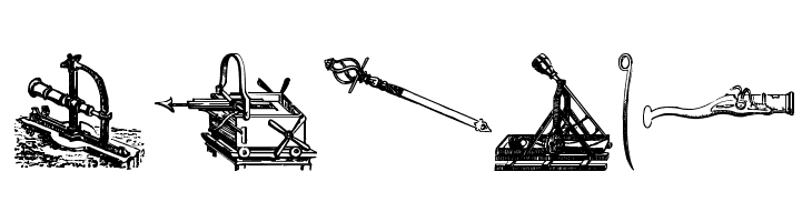 Ancient Weapons tfb  Free Fonts Download