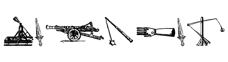Ancient Weapons tfb  Free Fonts Download