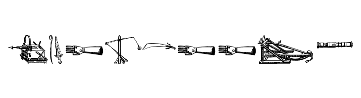 Ancient Weapons tfb  Free Fonts Download