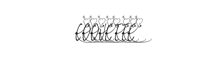 JessyHeartItalic  Free Fonts Download