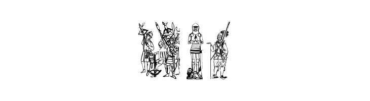 Ancient warriors and weapons tfb  Free Fonts Download