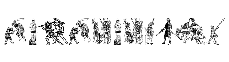 Ancient warriors and weapons tfb  Free Fonts Download
