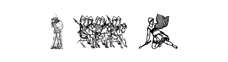 Ancient warriors and weapons tfb  Free Fonts Download