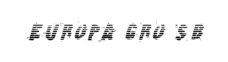 Earthshake Gradient Italic  Free Fonts Download