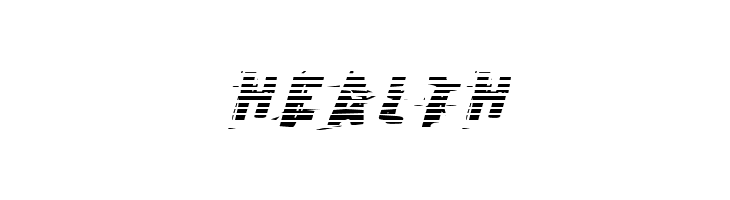 Earthshake Gradient Italic  Free Fonts Download