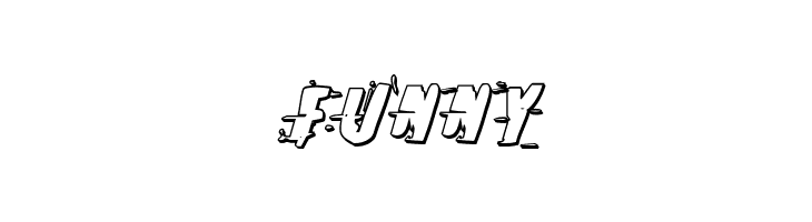 Earthshake 3D Italic  Free Fonts Download