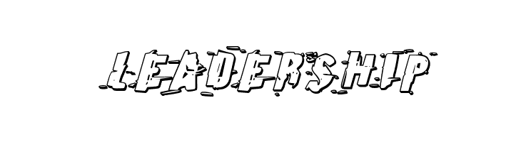 Earthshake 3D Italic  Free Fonts Download