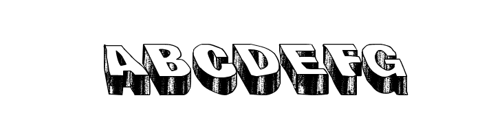 ABCDEFG Blog the Impaler Caps Heavy Font