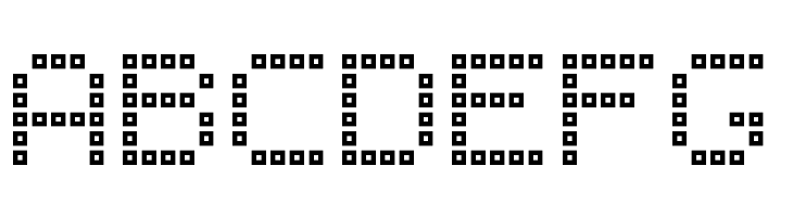 Brick LED-7  Free Fonts Download