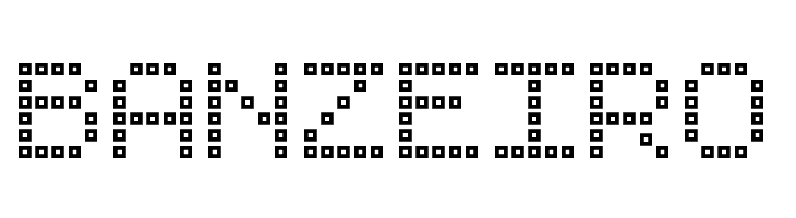 Brick LED-7  Free Fonts Download