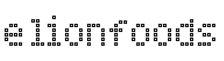 Brick LED-7  Free Fonts Download