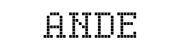 Serif LED Board-7  Free Fonts Download