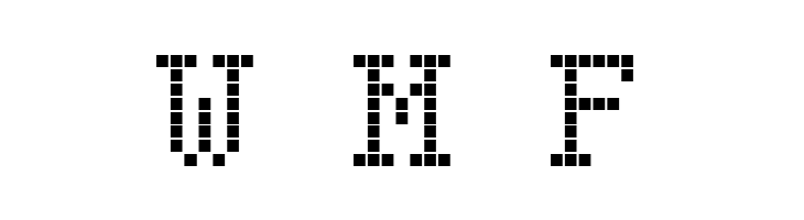 Serif LED Board-7  Free Fonts Download