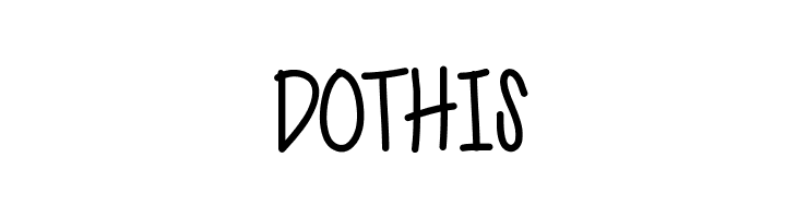 DOTHIS Cutie Patootie Font