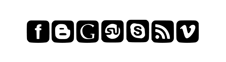 SOCIAL FONT ICONS  Free Fonts Download