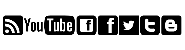 Social logos tfb  Free Fonts Download