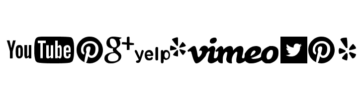 Social logos tfb  Free Fonts Download