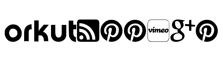 Social logos tfb  Free Fonts Download