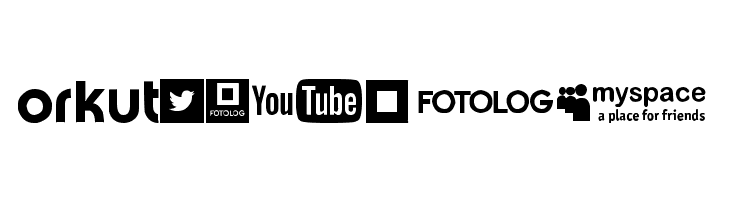 Social logos tfb  Free Fonts Download